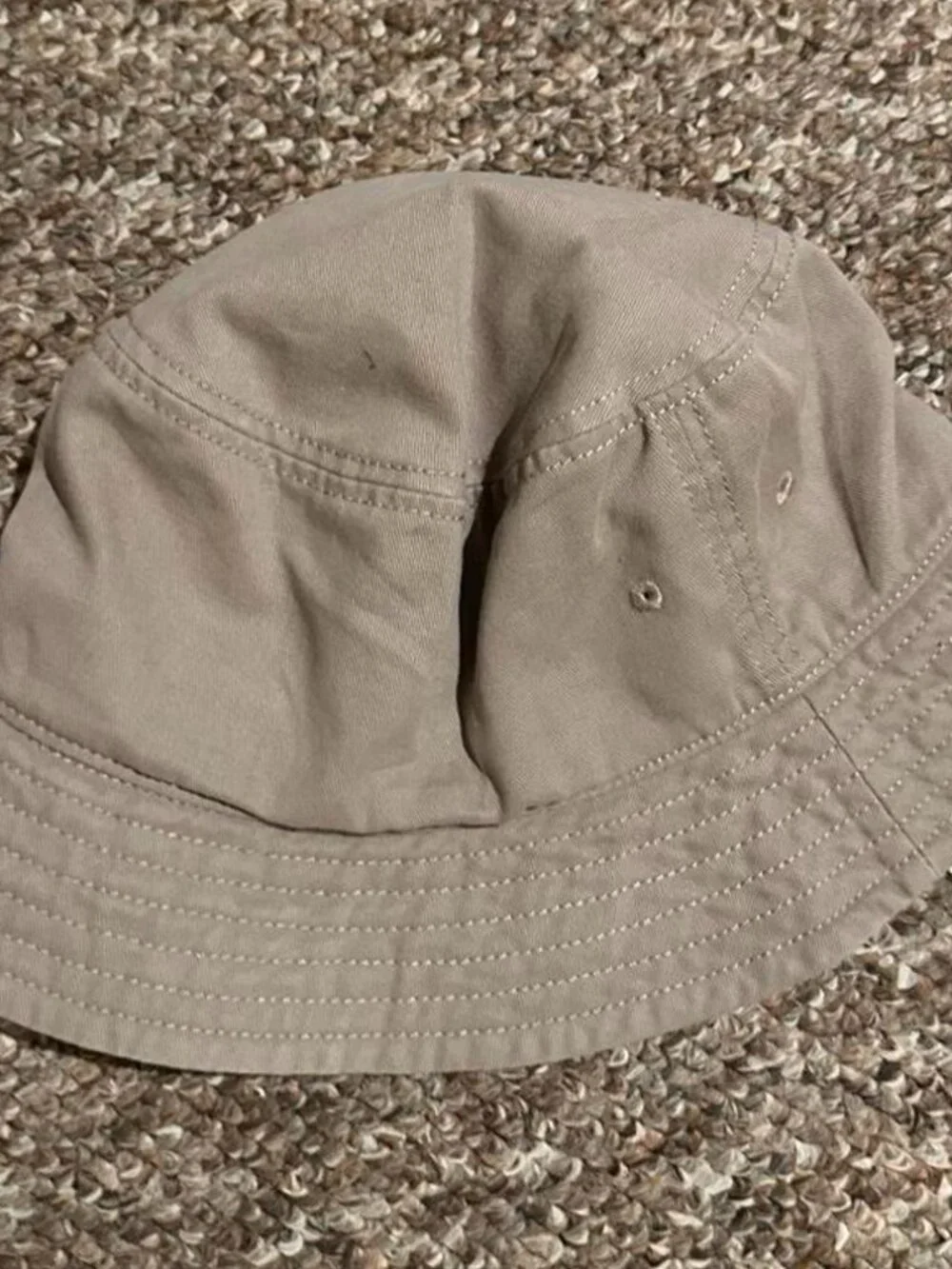 Vintage Y2K Abercrombie & Fitch Men's Tan & Khaki Brown Bucket Hat